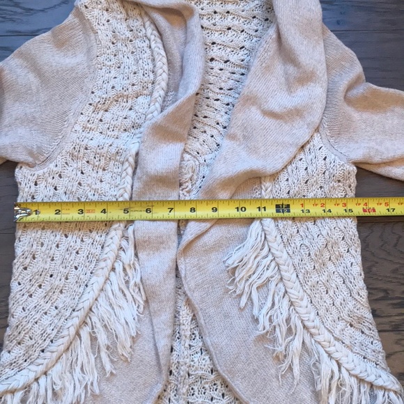 SOLD - Fringe Anthropologie Cardigan - Picture 7 of 8